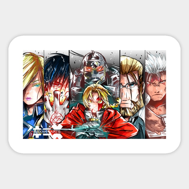 fullmetal alchemist brotherhood Sticker by Bxnny.Arts